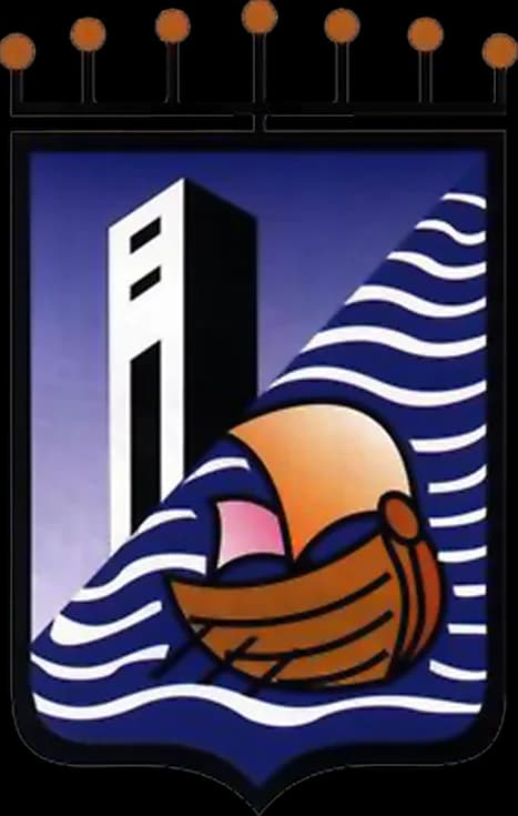 Wappen der Partnerstadt Kiryat Motzkin