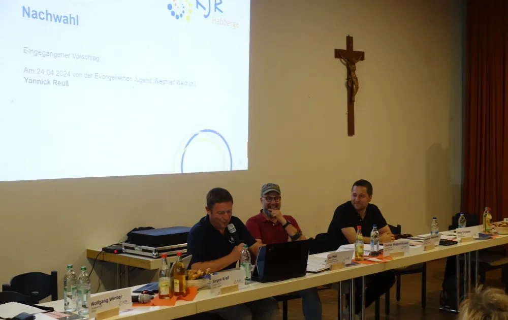 Wahlausschuss bei der Nachwahl an der Frühjahresvollversammlung 2024